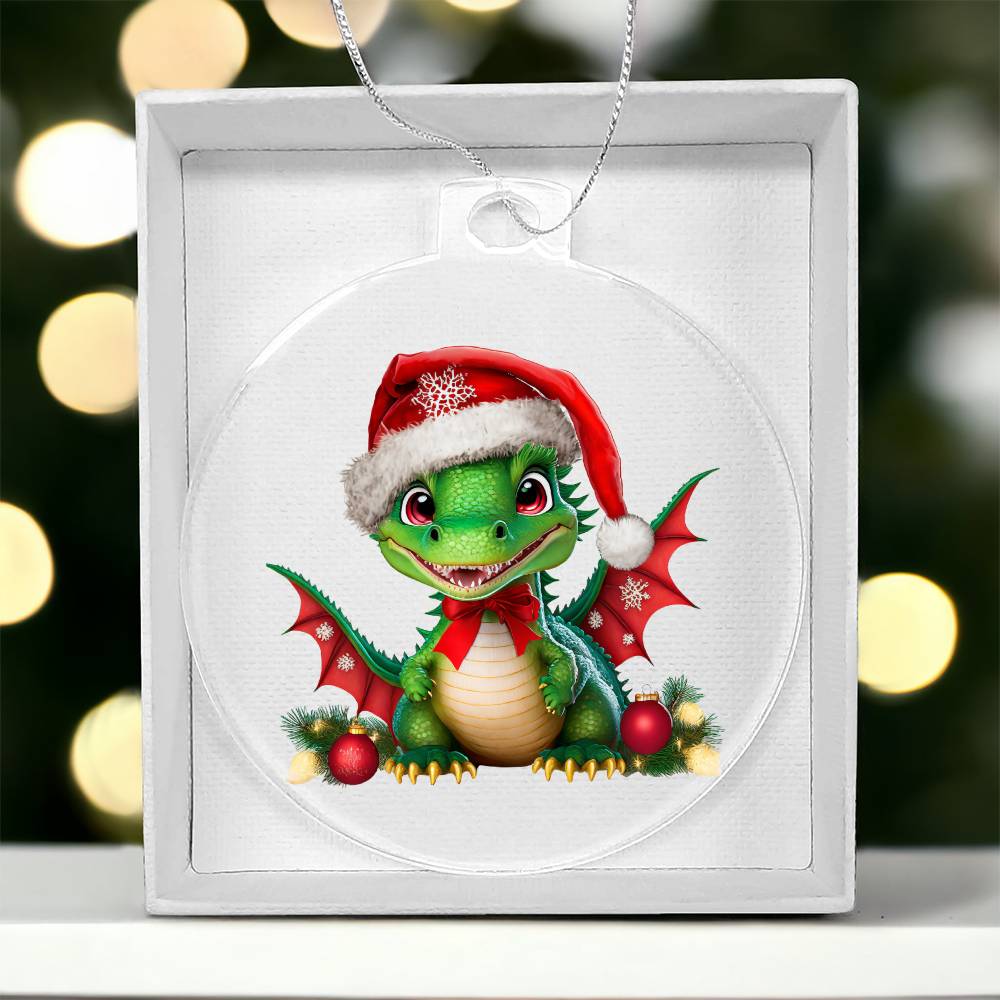 Dinosaur Acrylic Ornament-[Heartfelt Family Gift]