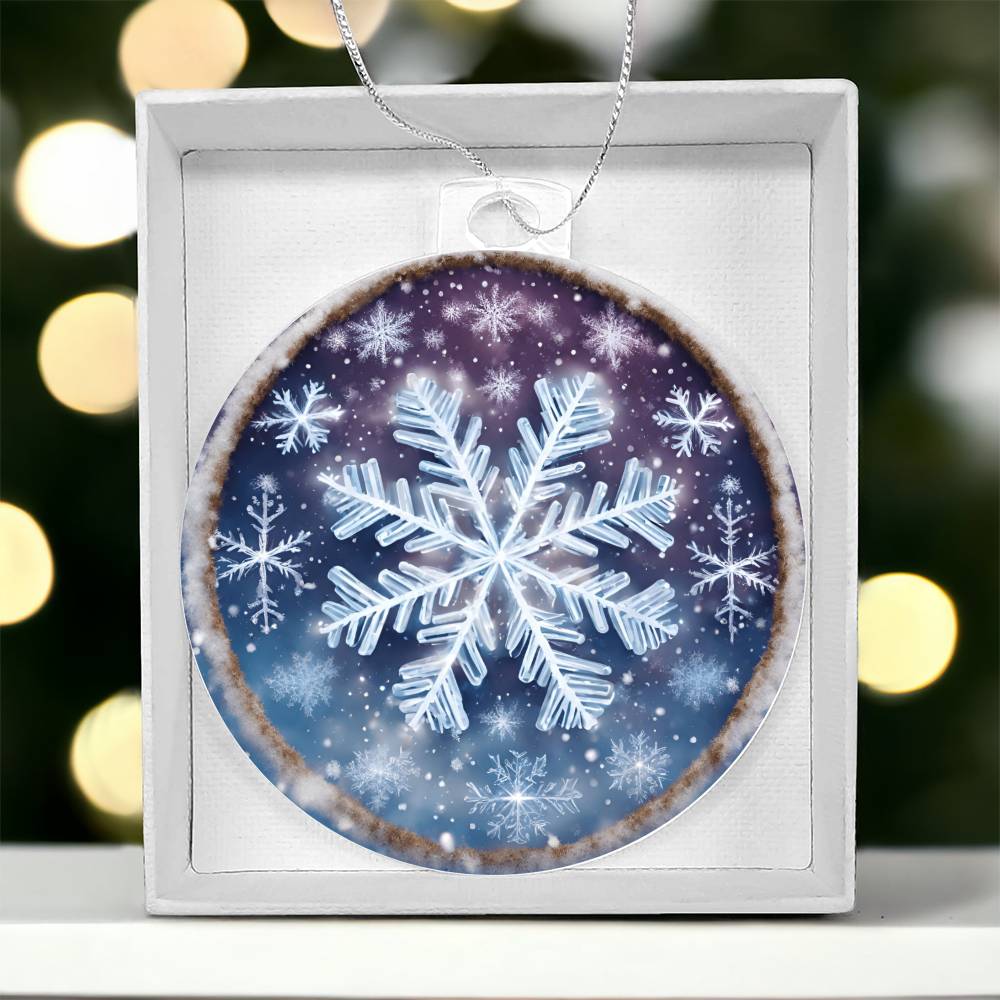Stunning Snowflake Ornament - Perfect for Decorate Snow Days and the Holidays-[Heartfelt Family Gift]