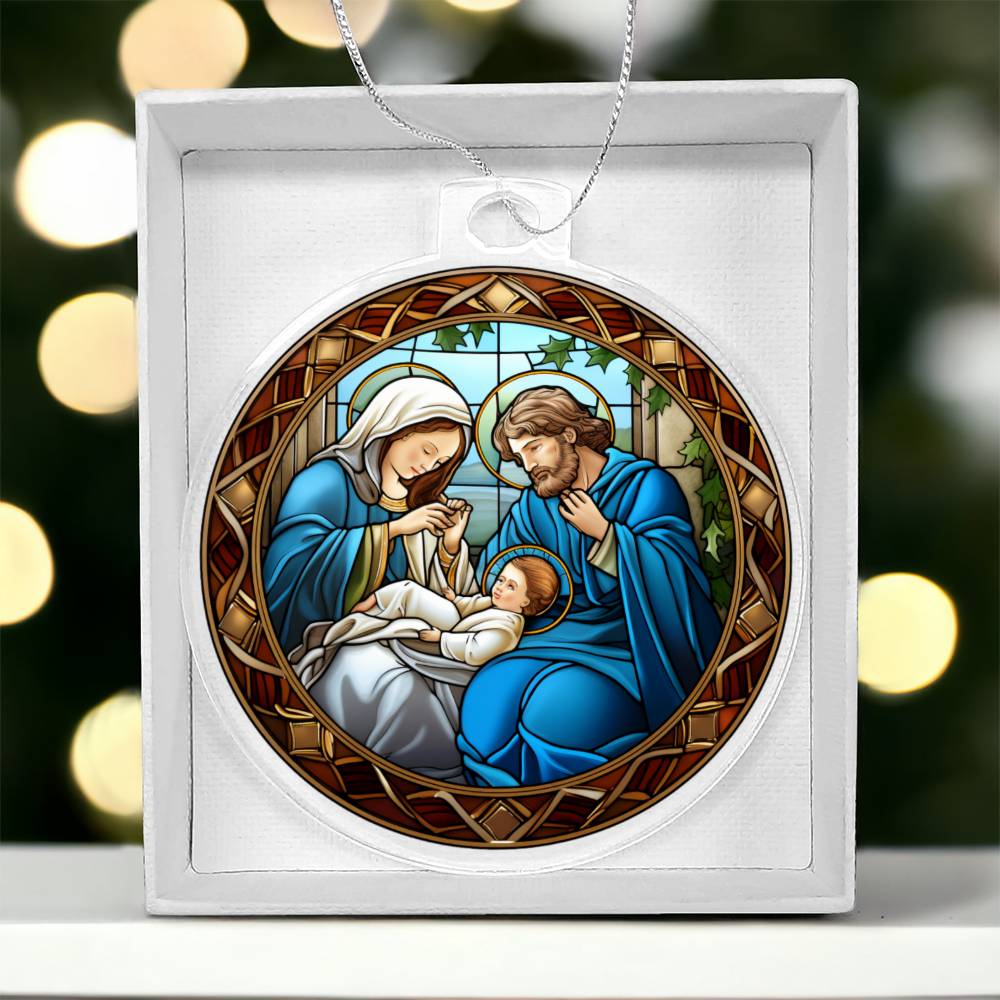 Nativity Christmas Tree Ornament-[Heartfelt Family Gift]