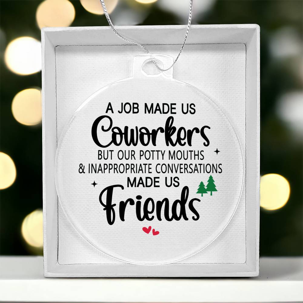 Coworkers Christmas Tree Ornament-[Heartfelt Family Gift]