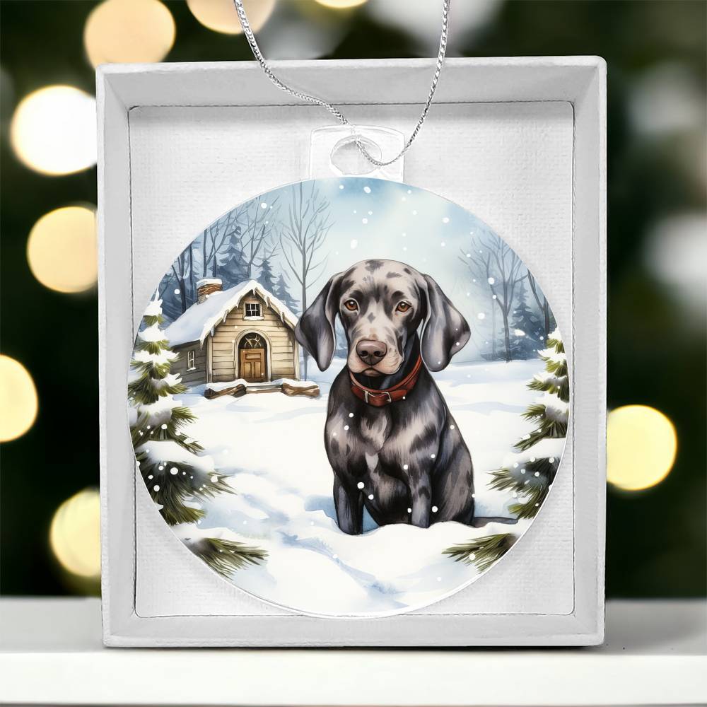 Dog Breakaway 3D Effect Acrylic Ornament-[Heartfelt Family Gift]