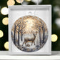 Christmas Ornament Deer in Snow Perfect for Holiday Decor-[Heartfelt Family Gift]