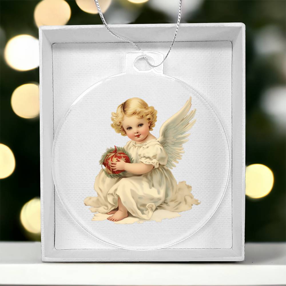 Angel Christmas Tree Ornament - Elegant Holiday Decoration-[Heartfelt Family Gift]