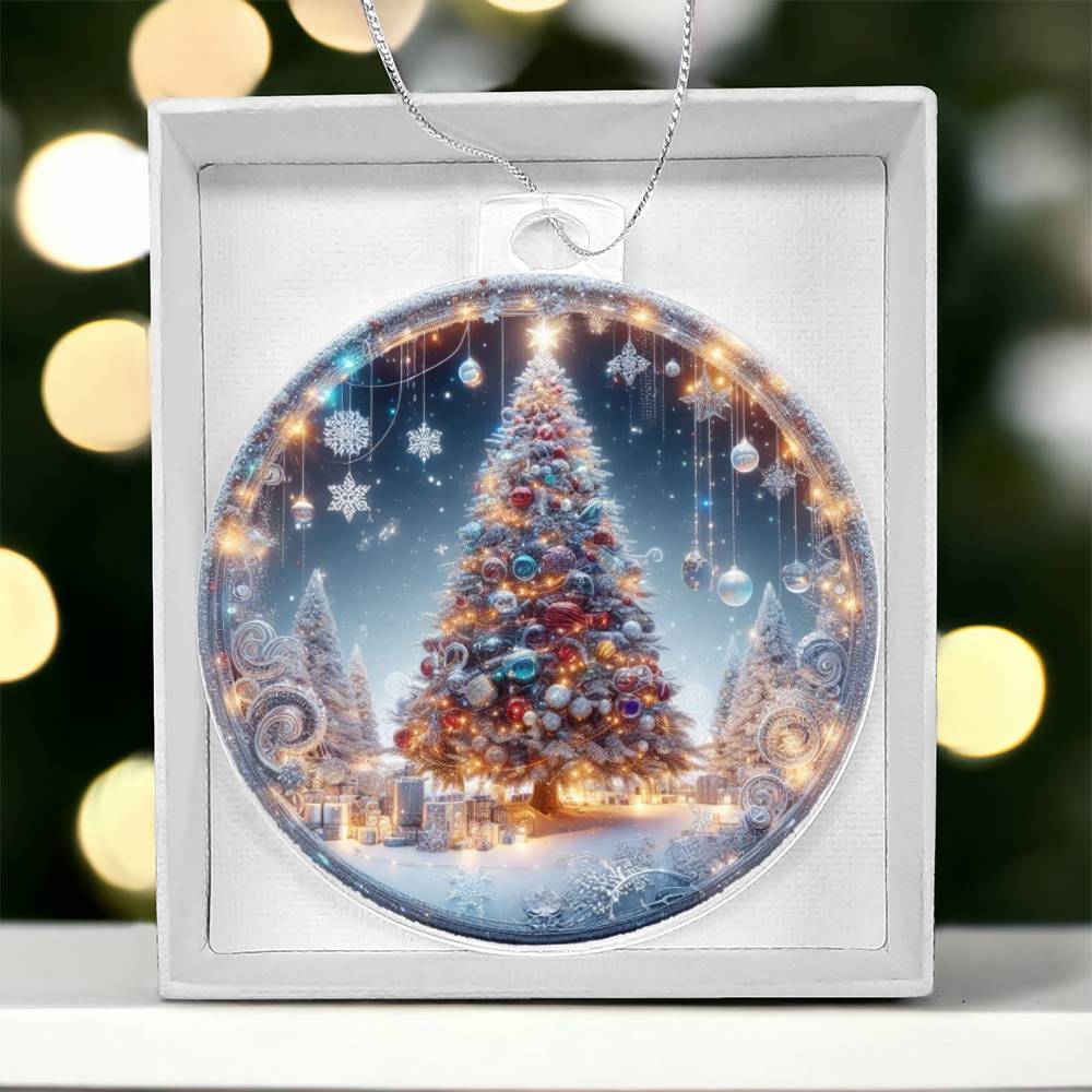 Festive Winter Wonderland Christmas Tree Ornament - Holiday Decoration-[Heartfelt Family Gift]