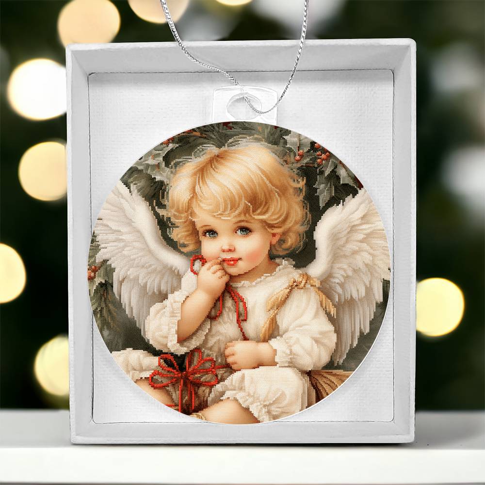 Handcrafted Angel Christmas Ornament - Stunning Holiday Decor-[Heartfelt Family Gift]