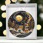 Village Quilling Effect Acrylic Ornament-[Heartfelt Family Gift]