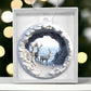 Rustic Winter Deer Acrylic Ornament  Handmade Holiday Decoration-[Heartfelt Family Gift]