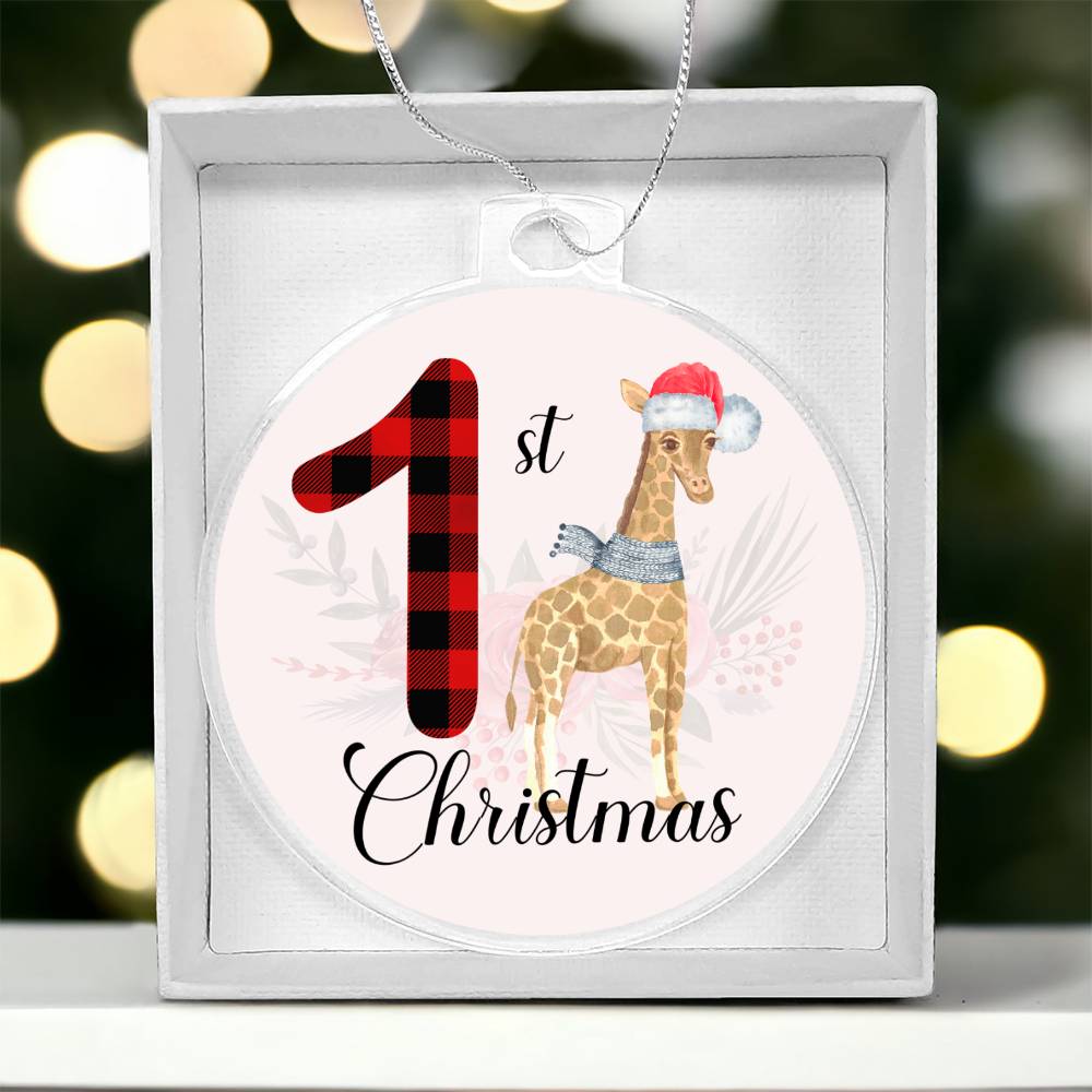 Baby's 1st Christmas Tree Ornament - Giraffe-[Heartfelt Family Gift]