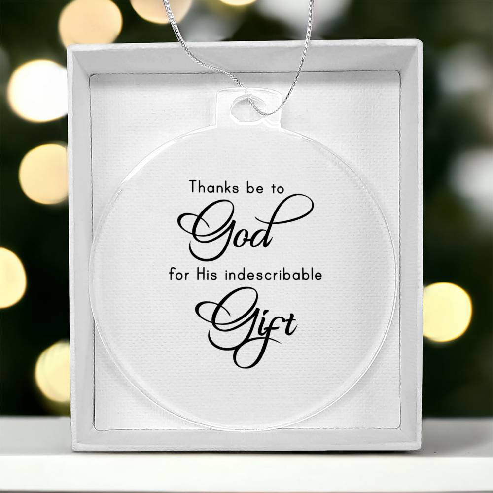 Bible Quotes Religious Christmas Ornament-[Heartfelt Family Gift]