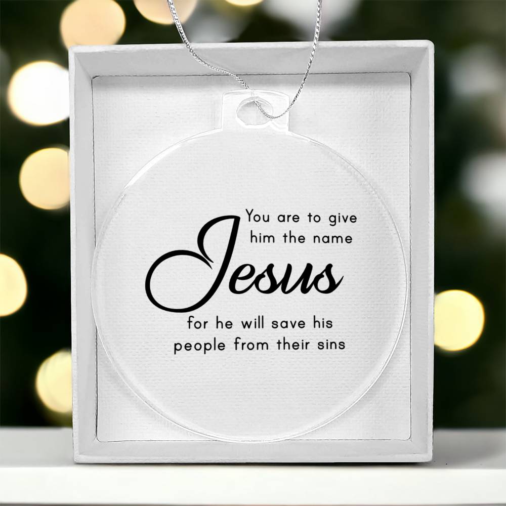 Bible Quotes Religious Christmas Ornament-[Heartfelt Family Gift]