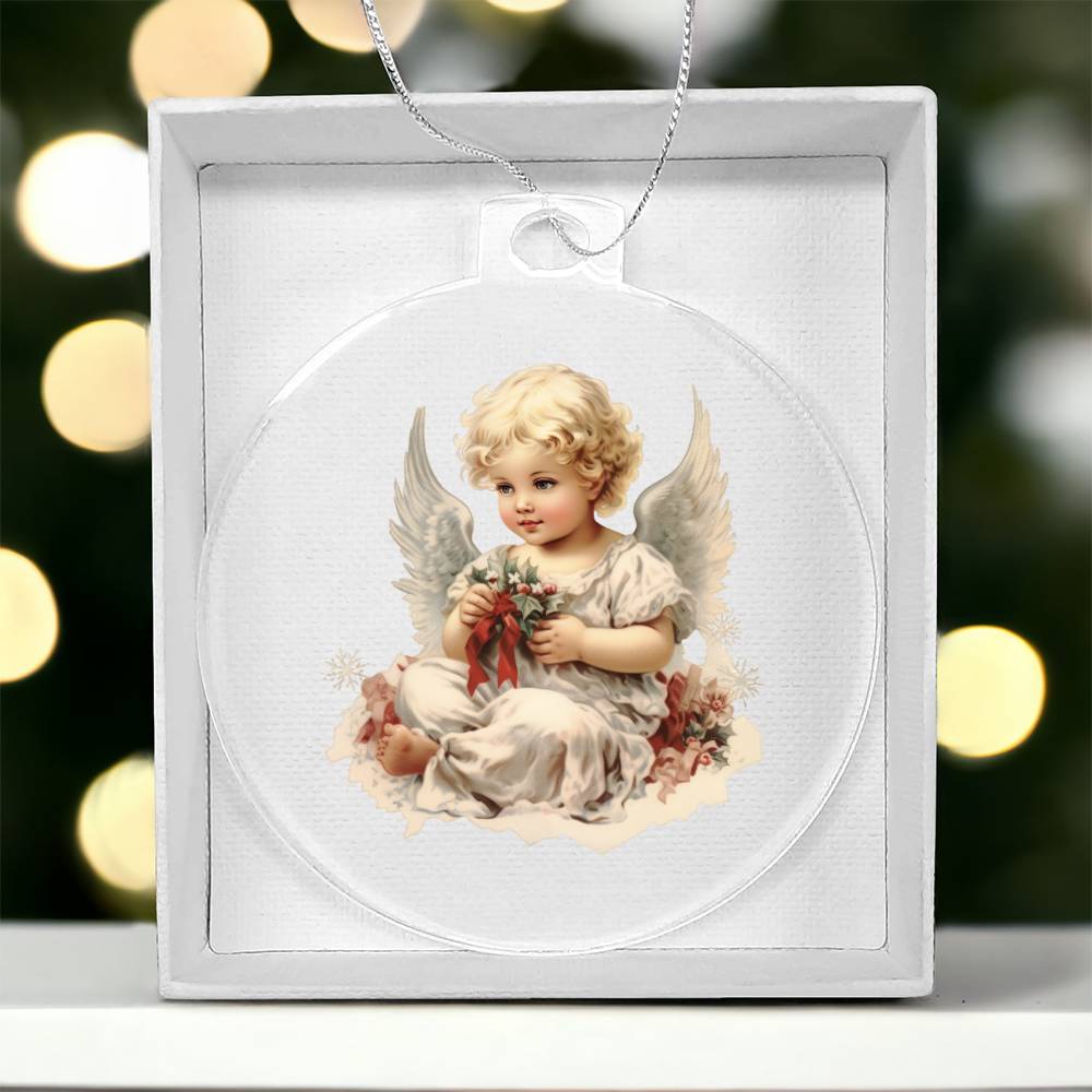 Christmas Angel Ornament - Handcrafted Holiday Decoration-[Heartfelt Family Gift]