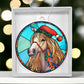 Handcrafted Stained Glass Horse Christmas Ornament - Unique Holiday Decor-[Heartfelt Family Gift]