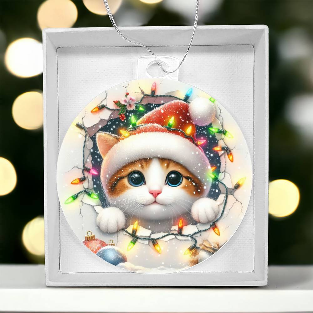 cat ornament-[Heartfelt Family Gift]