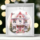 Victorian Houses Christmas Ornament - Acrylic Holiday Decor-[Heartfelt Family Gift]