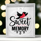 Cardinal Memorial Acrylic Ornament-[Heartfelt Family Gift]