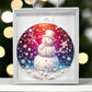Acrylic Snowman Christmas Ornament - Festive Holiday Decoration-[Heartfelt Family Gift]