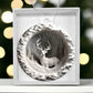 White Deer 3d Effect Acrylic Ornament-[Heartfelt Family Gift]