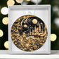 Village Quilling Effect Acrylic Ornament-[Heartfelt Family Gift]