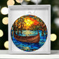 Canoe Acrylic Christmas Ornament - Festive Holiday Decor for Nature Lovers-[Heartfelt Family Gift]