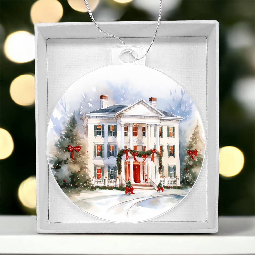 Victorian Christmas House Ornament - Festive Tree Decor for the Holidays-[Heartfelt Family Gift]