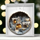 3D Winter Scene Effect Acrylic Ornament - Perfect Holiday Decoration-[Heartfelt Family Gift]