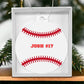 Personalized Baseball Player Christmas Tree Ornament-[Heartfelt Family Gift]