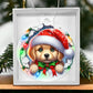 Puppy Dog Breakaway 3D Effect Acrylic Ornament-[Heartfelt Family Gift]