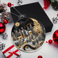 Village Quilling Effect Acrylic Ornament-[Heartfelt Family Gift]