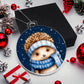 Adorable Winter Hedgehog Christmas Ornament - Perfect Holiday Decor for Lovers of Hedgies-[Heartfelt Family Gift]
