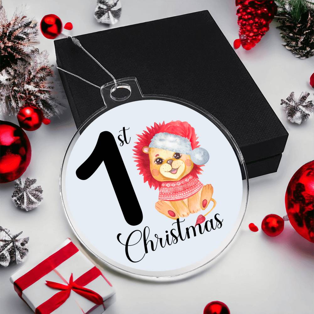 Baby's 1st Christmas Tree Ornament - Lion-[Heartfelt Family Gift]