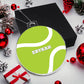 Personalized Tennis Player Christmas Tree Ornament-[Heartfelt Family Gift]
