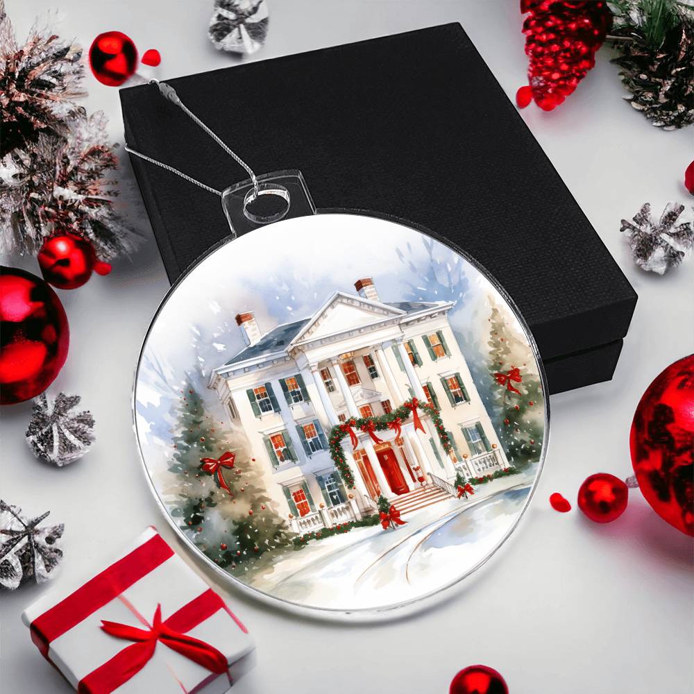 Victorian Christmas House Ornament - Festive Tree Decor for the Holidays-[Heartfelt Family Gift]
