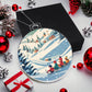 Kids Sledding Christmas Ornament - Handmade Winter Adventure Decor or Gift-[Heartfelt Family Gift]