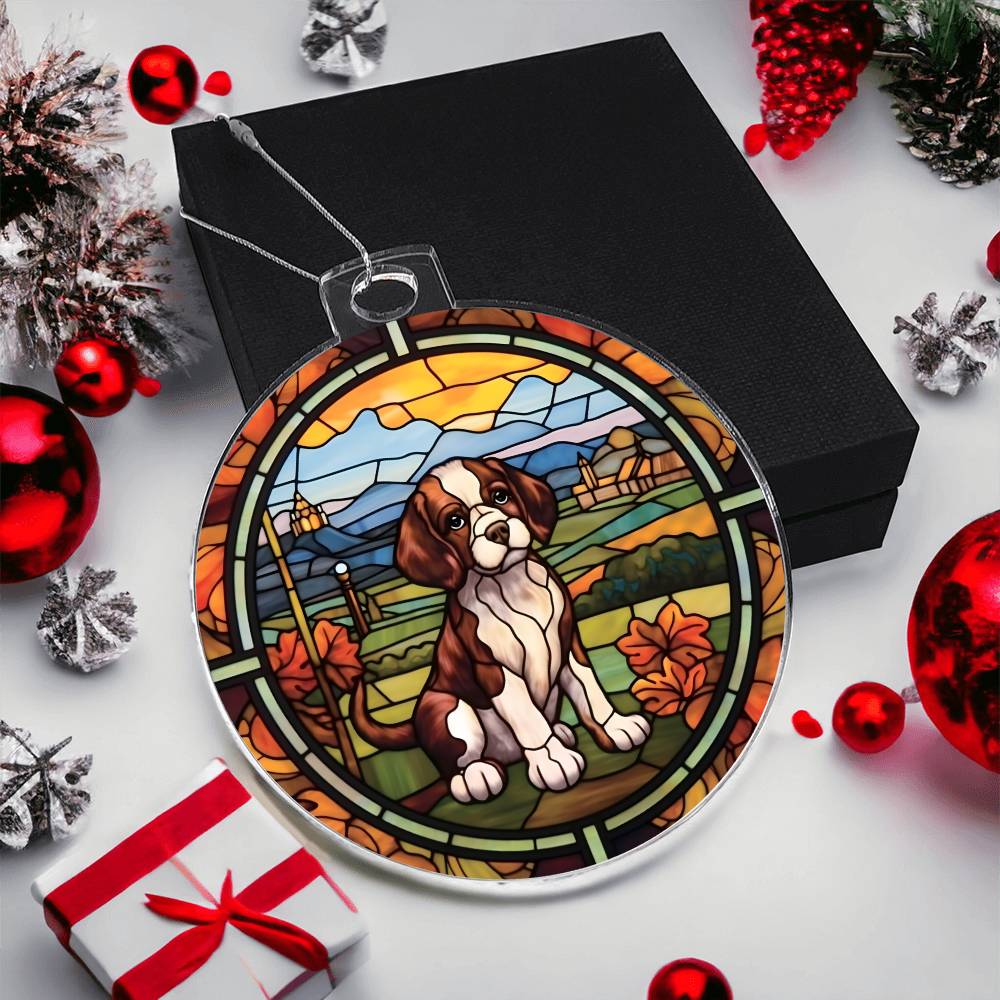 Beagle Christmas Ornament - Adorable Acrylic Holiday Decor for Dog Lovers-[Heartfelt Family Gift]