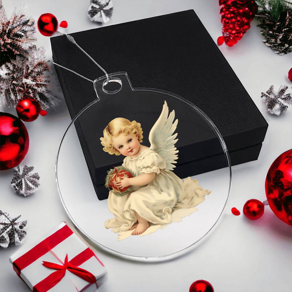 Angel Christmas Tree Ornament - Elegant Holiday Decoration-[Heartfelt Family Gift]