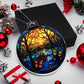 Acrylic Christmas Ornament Butterflies in the Woods - Perfect for Holiday Decor-[Heartfelt Family Gift]