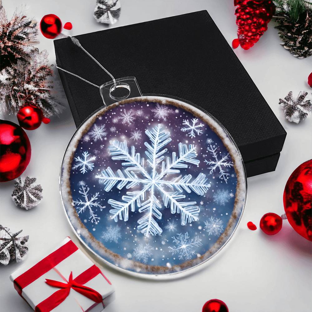 Stunning Snowflake Ornament - Perfect for Decorate Snow Days and the Holidays-[Heartfelt Family Gift]