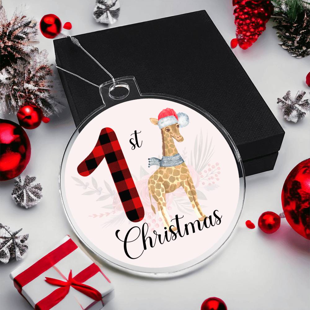 Baby's 1st Christmas Tree Ornament - Giraffe-[Heartfelt Family Gift]