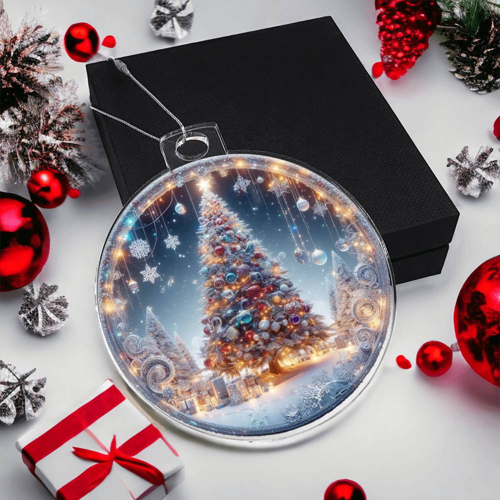 Festive Winter Wonderland Christmas Tree Ornament - Holiday Decoration-[Heartfelt Family Gift]