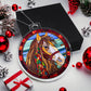 Stunning Stained Glass Horse Christmas Ornament - Handmade Holiday Decor-[Heartfelt Family Gift]