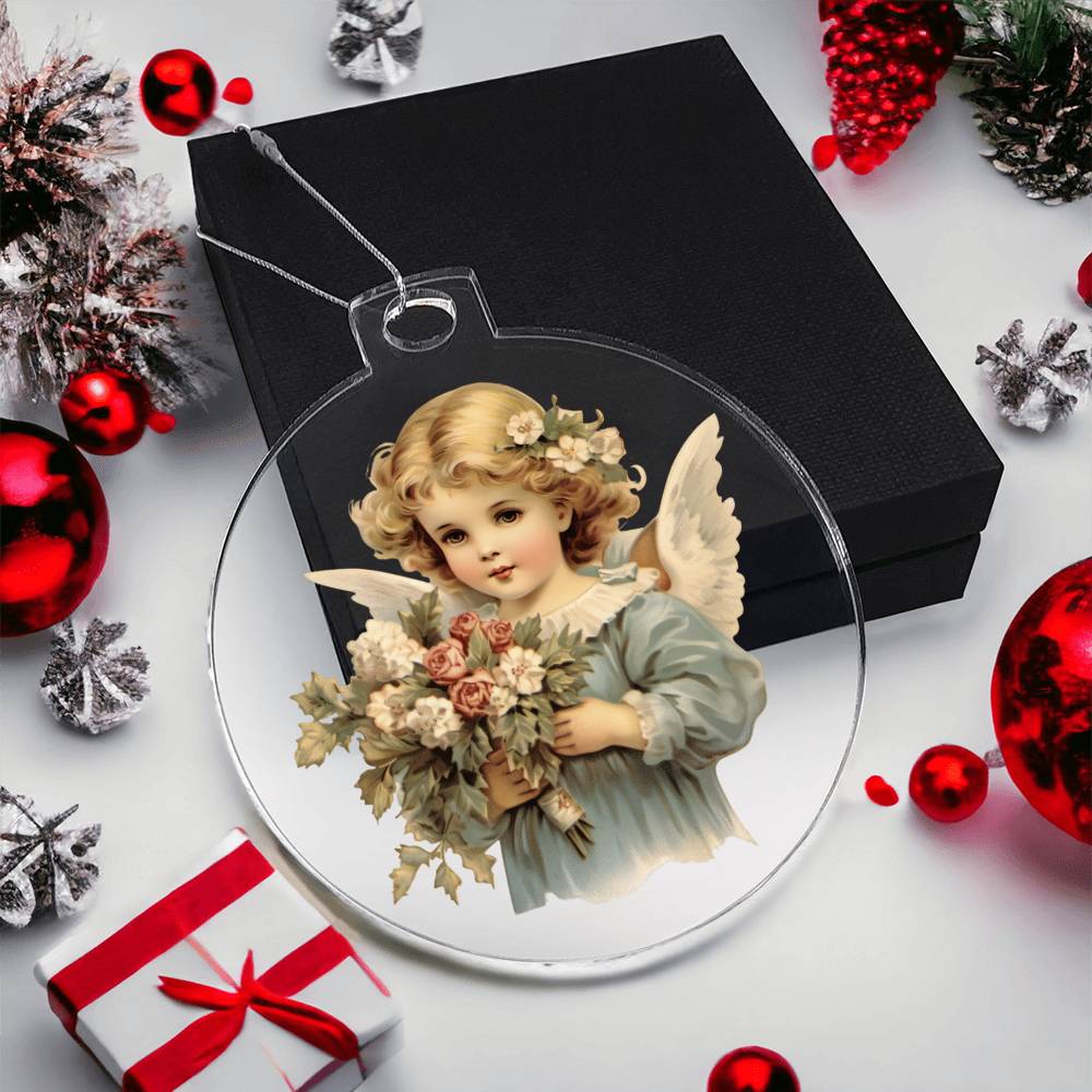 Angel Christmas Tree Ornament-[Heartfelt Family Gift]