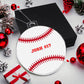 Personalized Baseball Player Christmas Tree Ornament-[Heartfelt Family Gift]