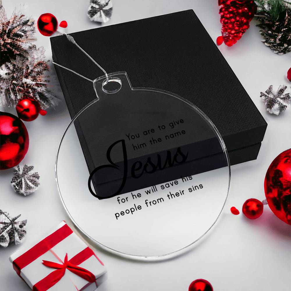 Bible Quotes Religious Christmas Ornament-[Heartfelt Family Gift]