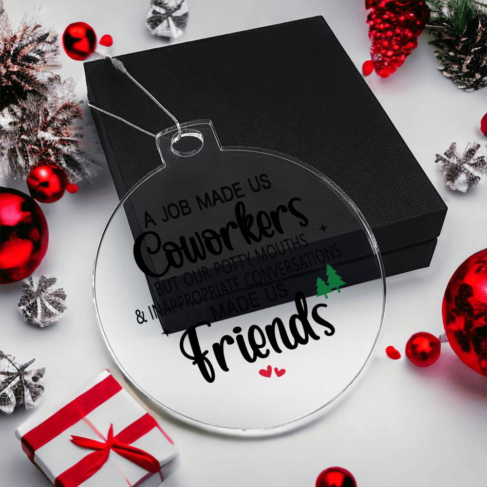 Coworkers Christmas Tree Ornament-[Heartfelt Family Gift]