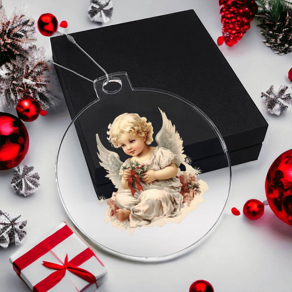 Christmas Angel Ornament - Handcrafted Holiday Decoration-[Heartfelt Family Gift]