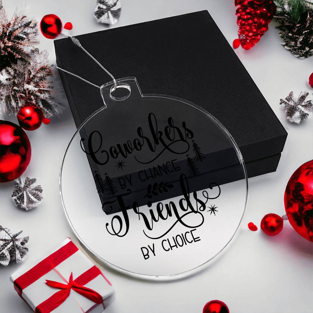 Coworkers Christmas Tree Ornament-[Heartfelt Family Gift]