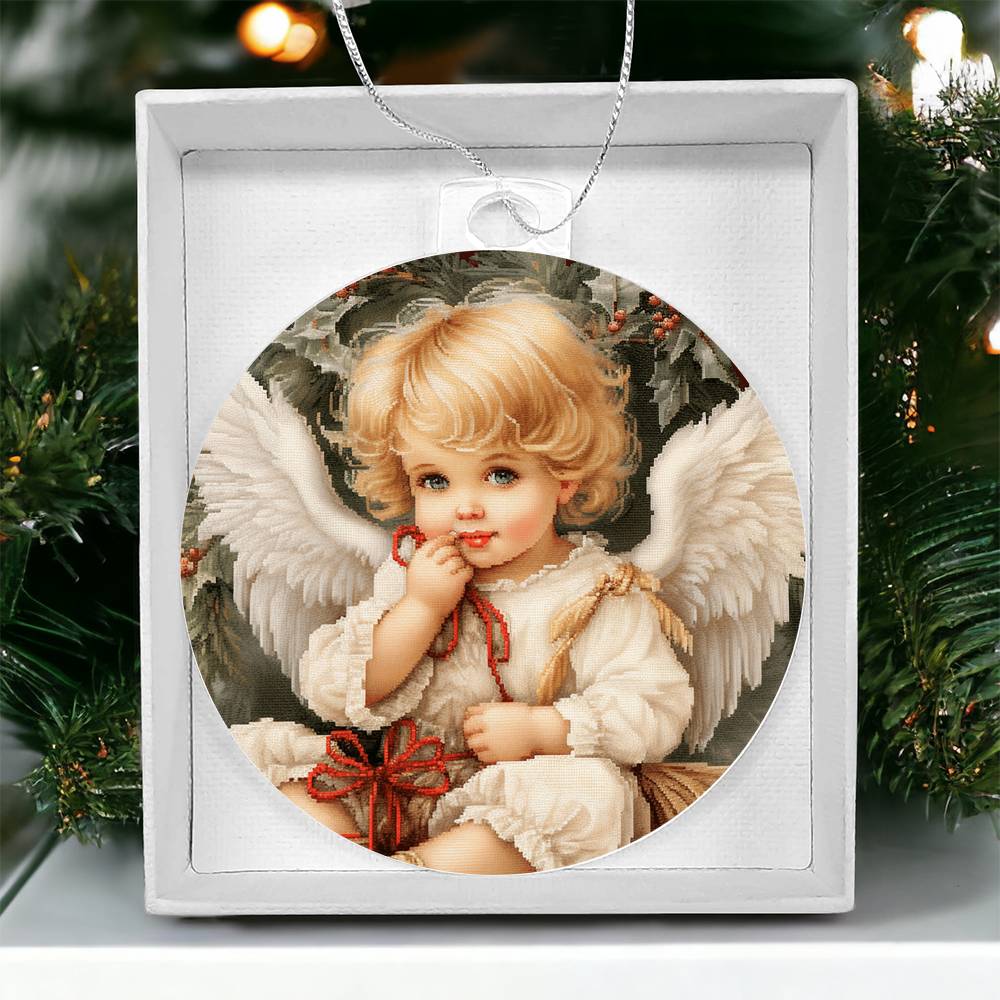 Handcrafted Angel Christmas Ornament - Stunning Holiday Decor-[Heartfelt Family Gift]