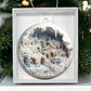 3D Winter Scene Acrylic Ornament - Add a Touch of Winter Wonderland to Your Home-[Heartfelt Family Gift]