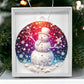 Acrylic Snowman Christmas Ornament - Festive Holiday Decoration-[Heartfelt Family Gift]