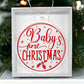 Baby's 1st Christmas Acrylic Ornament-[Heartfelt Family Gift]